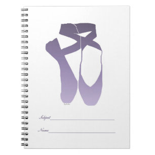 Team Pointe Ballet Lavender Notebook