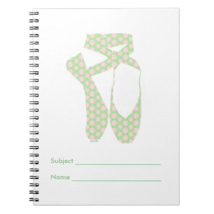 Team Pointe Ballet Polka Notebook