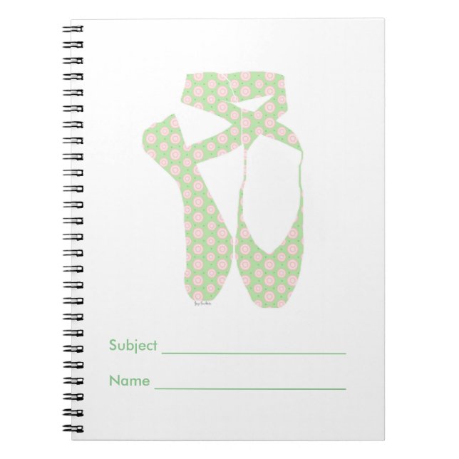 Team Pointe Ballet Polka Notebook (Front)