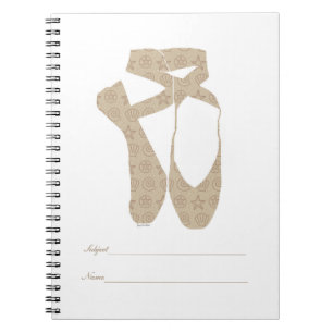 Team Pointe Ballet Sand Notebook
