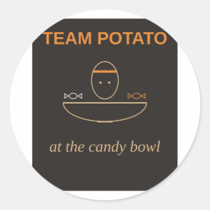 Team Potato At The Candy Bowl Sticker