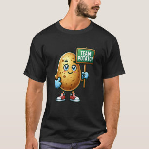 Team Potato, Baked Potato Mascot, Funny Vegetable T-Shirt