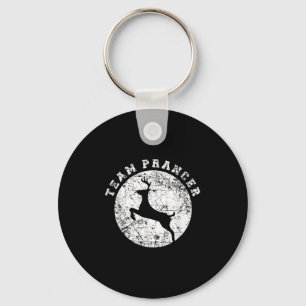 Team Prancer T Shirt, Funny Cute Christmas Gift Ki Key Ring