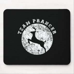 Team Prancer T Shirt, Funny Cute Christmas Gift Ki Mouse Mat