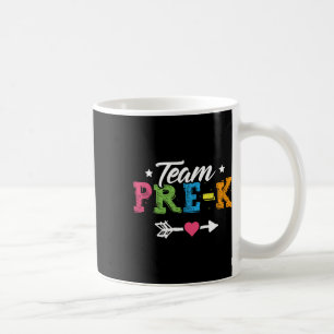 Team Pre-k Preschool Teacher Student Byck To Schoo Coffee Mug