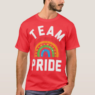 Team Pride Shirt,LGBT Gay Pride Rainbow Heart Tee, T-Shirt