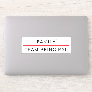 Team Principal Customisable Sticker