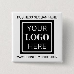 Team Promotional Tagline Website Business Logo  15 Cm Square Badge