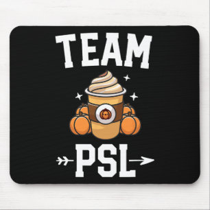 Team PSL Cute Pumpkin Spice Latte Lover Fall Autum Mouse Mat