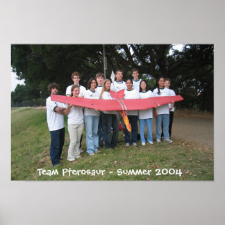Team Pterosaur Team Picture Poster