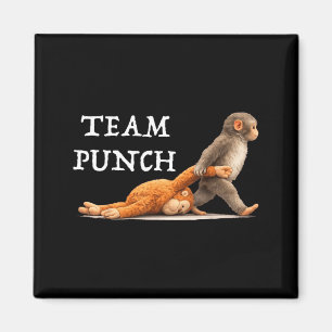 Team Punch Baby Monkey Magnet