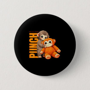 Team punch - baby monkey punch 6 cm round badge
