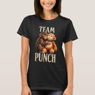 Team Punch Baby Monkey Punch Viral Meme T-Shirt