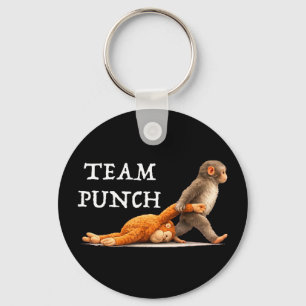 Team punch baby monkey Team punch baby monkey Key Ring