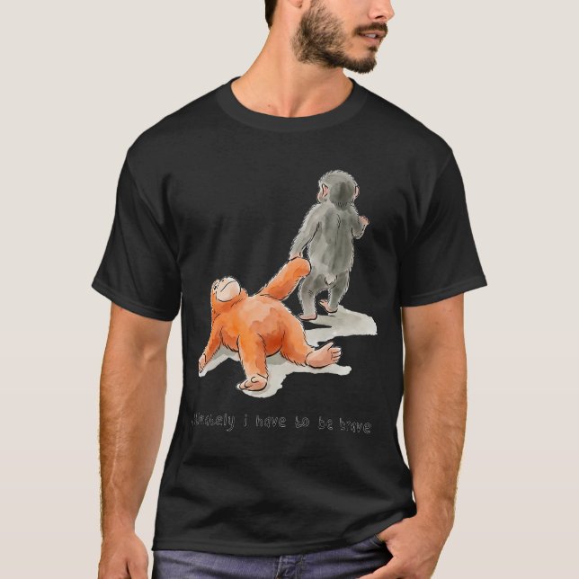 Team Punch Monkey Support Squad Art T-Shirt (Front)