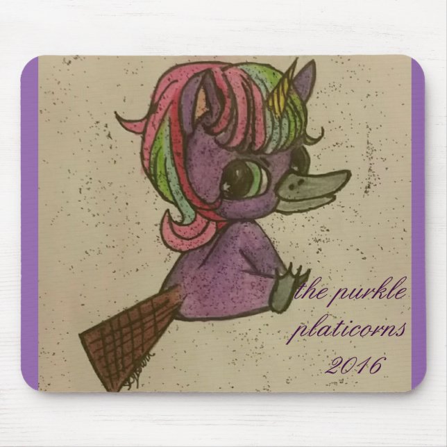 team purkle platicorns 2016 mouse mat (Front)