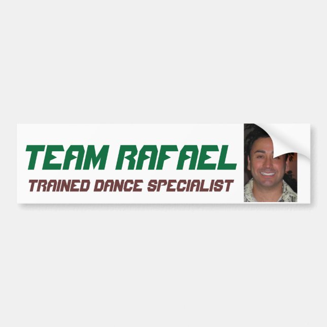 Team Rafael Bumper Sticker (Front)