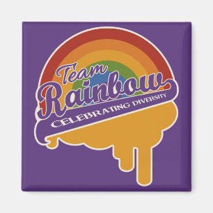 Team Rainbow custom magnet