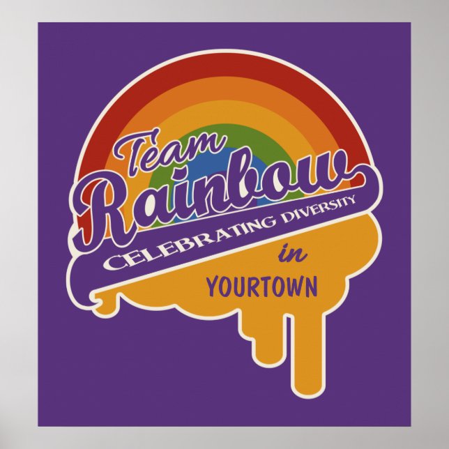 Team Rainbow custom poster (Front)