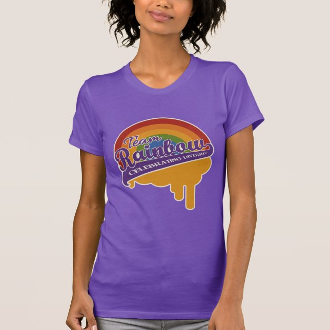 Team Rainbow custom shirt - choose style (Front)