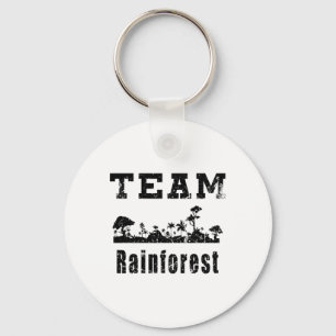 Team Rainforest Earth Day Vintage Key Ring