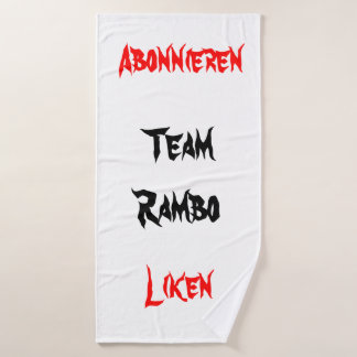 team Rambo Bath Towel
