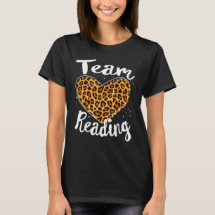 Team Reading Coach Teacher Interventionist Literac T-Shirt