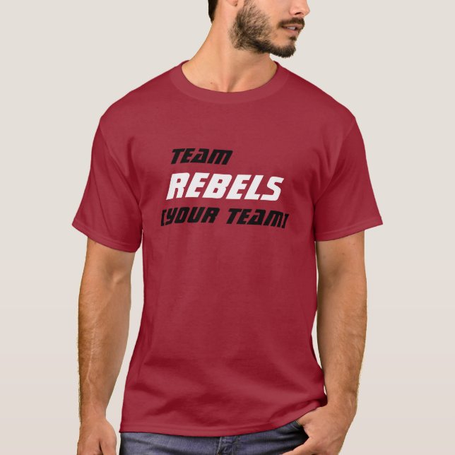Team Rebels T-Shirt (Front)