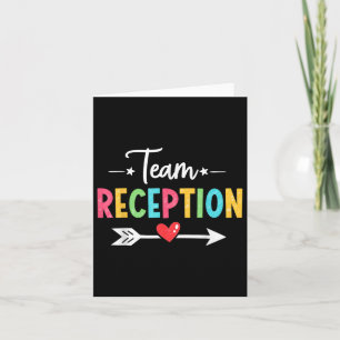 Team Reception Nursery Teacher Student Back To Sch Card