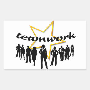 Team Rectangular Sticker