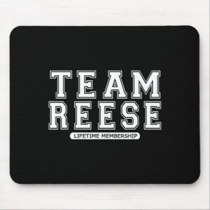 Team Reese Family Surname Reunion Crew Member Gift Mouse Mat