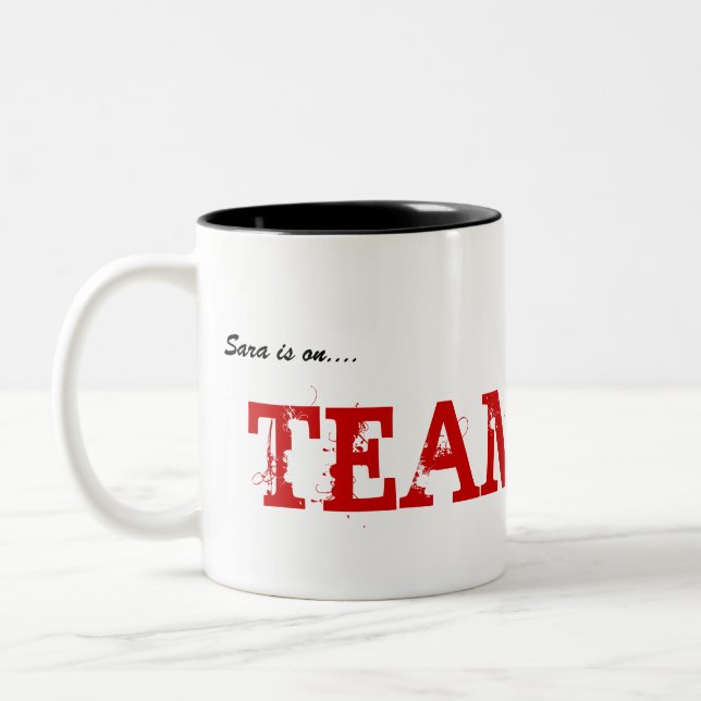 TEAM REID Two-Tone COFFEE MUG (Left)