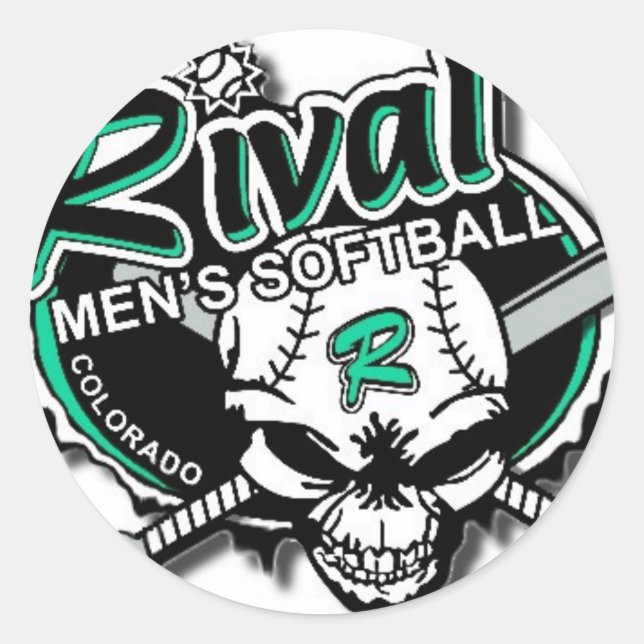 Team Rival Softball Stickers (Front)