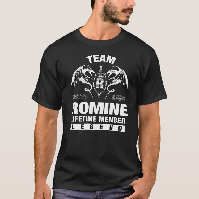 Team Romine Lifetime Member T-Shirt (Front)