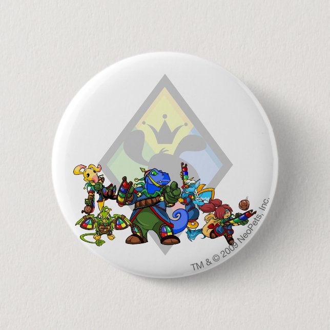 Team Roo Island Group 6 Cm Round Badge (Front)