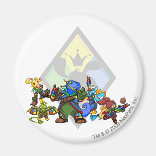 Team Roo Island Group Magnet