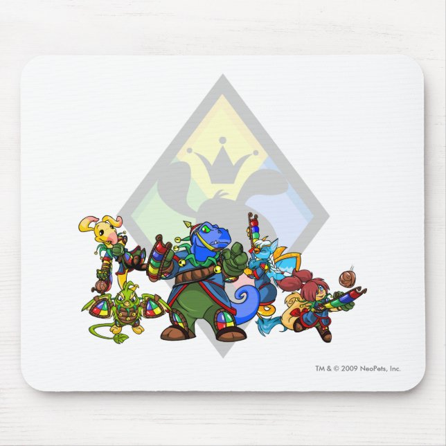 Team Roo Island Group Mouse Mat (Front)