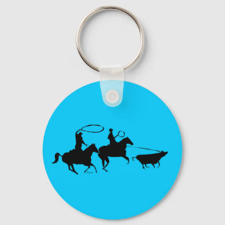 team ropers 100 key ring