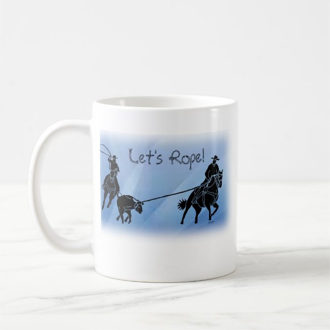 team ropers 201 coffee mug (Left)