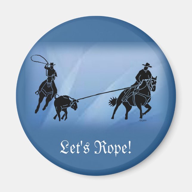 team ropers 201 magnet (Front)