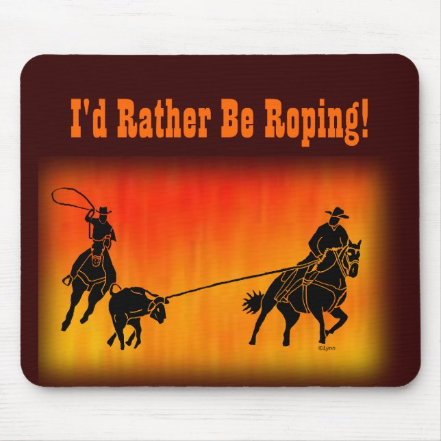 Team Ropers 202 Mouse Mat (Front)