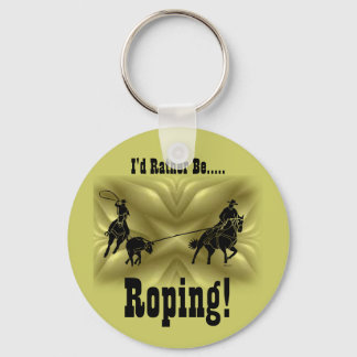 Team Ropers 203 Key Ring