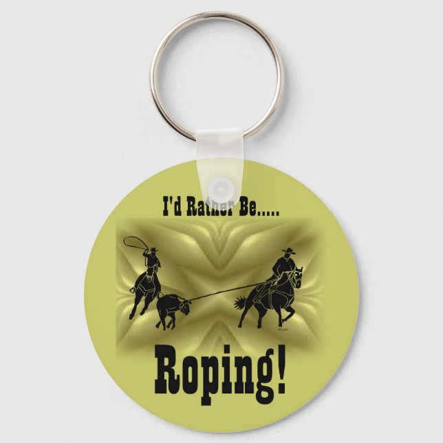 Team Ropers 203 Key Ring (Front)