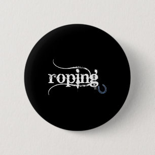 Team Roping Breakaway Roping Horseback Riding Trai 6 Cm Round Badge