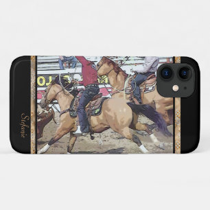 Team Roping Photograph iPhone 11 Case
