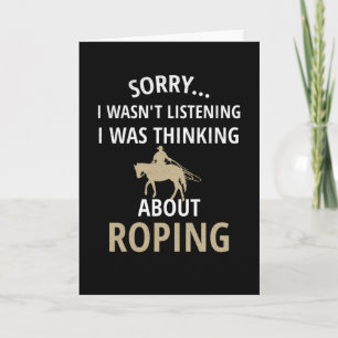 Team Roping Rodeo Roper Horse Roping Calf Roper Card
