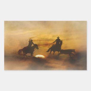 Team Roping Stickers