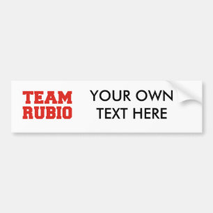 TEAM RUBIO.png Bumper Sticker