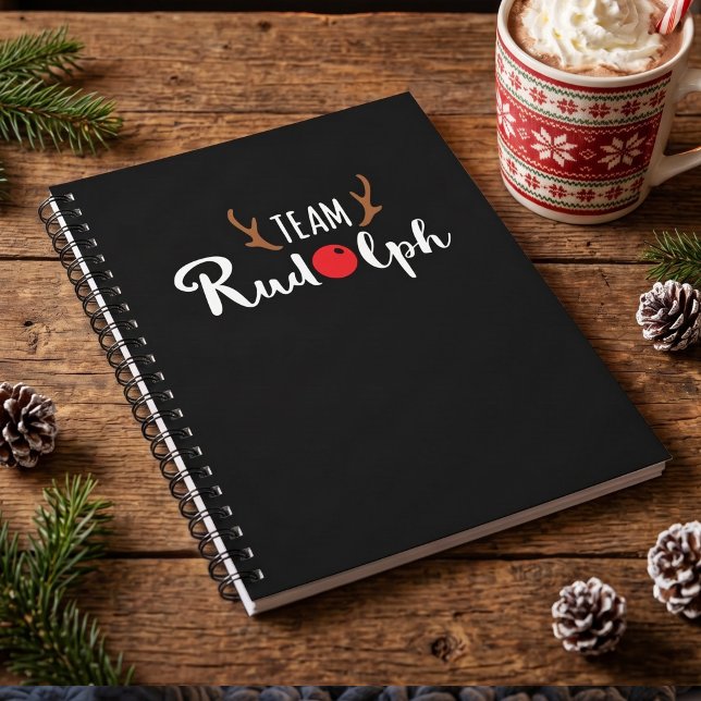 Team Rudolph Christmas Motif Notebook (Creator Uploaded)