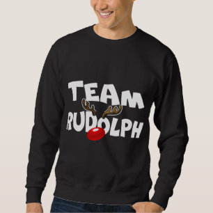 Team Rudolph Cute Christmas Reindeer Deer Lover Gi Sweatshirt